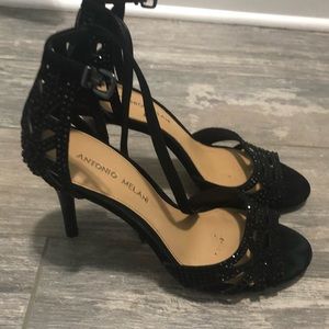 Beaded heels - strappy, comfy and gorgeous!